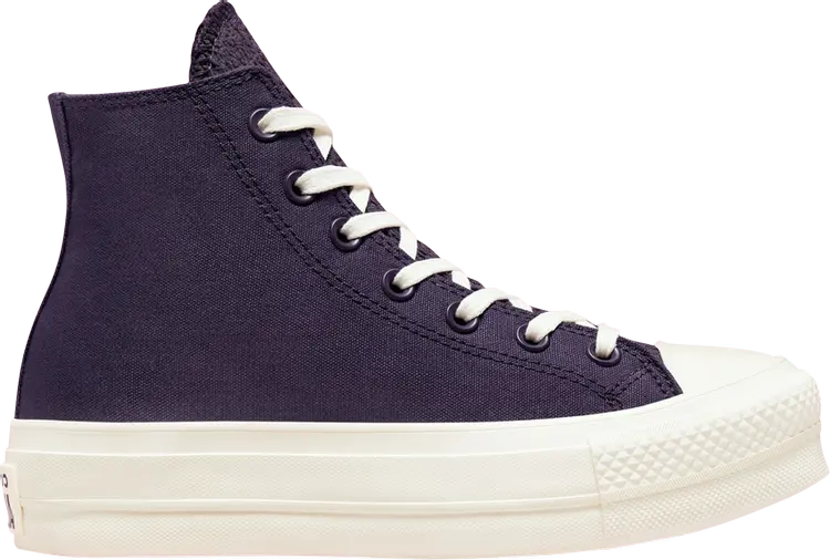 Кроссовки Converse Wmns Chuck Taylor All Star Lift Platform High Jacquard Camo, фиолетовый