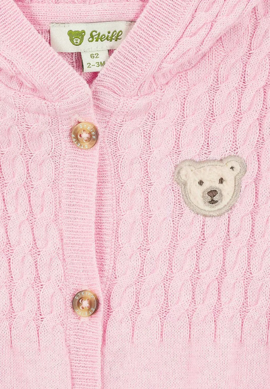 Strampler langarm baby wellness унисекс - комбинезон Steiff, Pink Lady Melange — фото 4