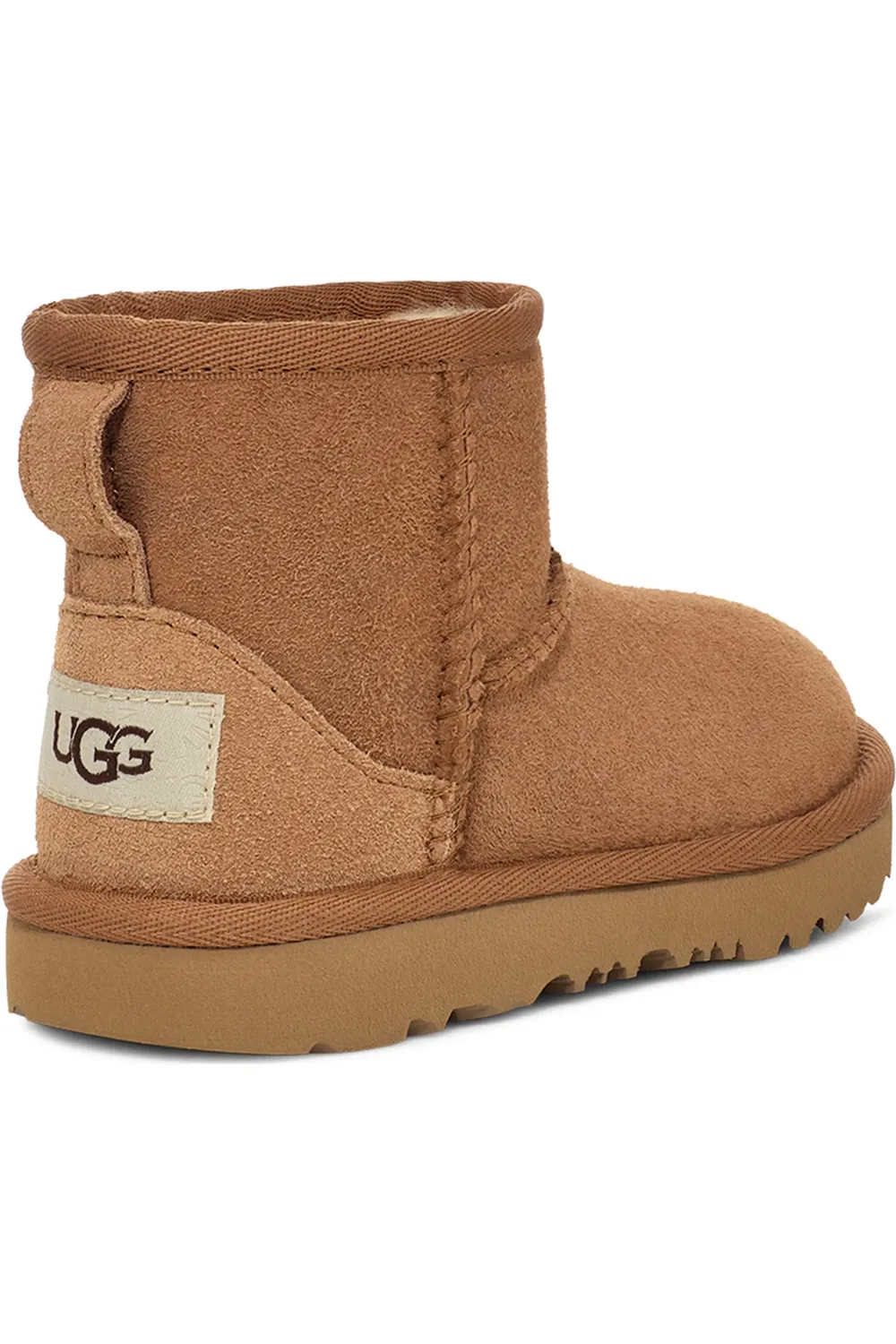Детские ботинки зимние на платформе Classic Mini II UGG, Chestnut — фото 2