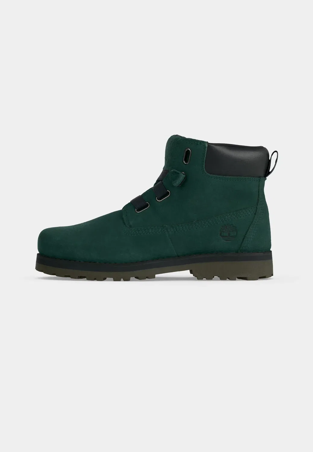 Ботинки Courma kid mid pull on boot унисекс на шнуровке до щиколотки Timberland, Dark Green — фото 2