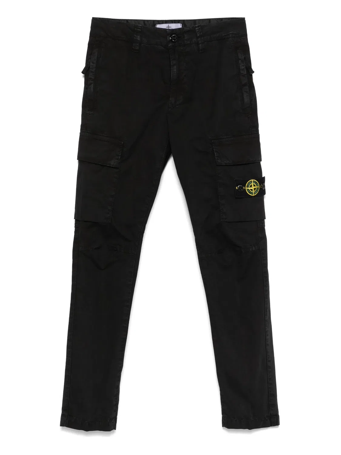 Брюки с компасом Stone Island, черный