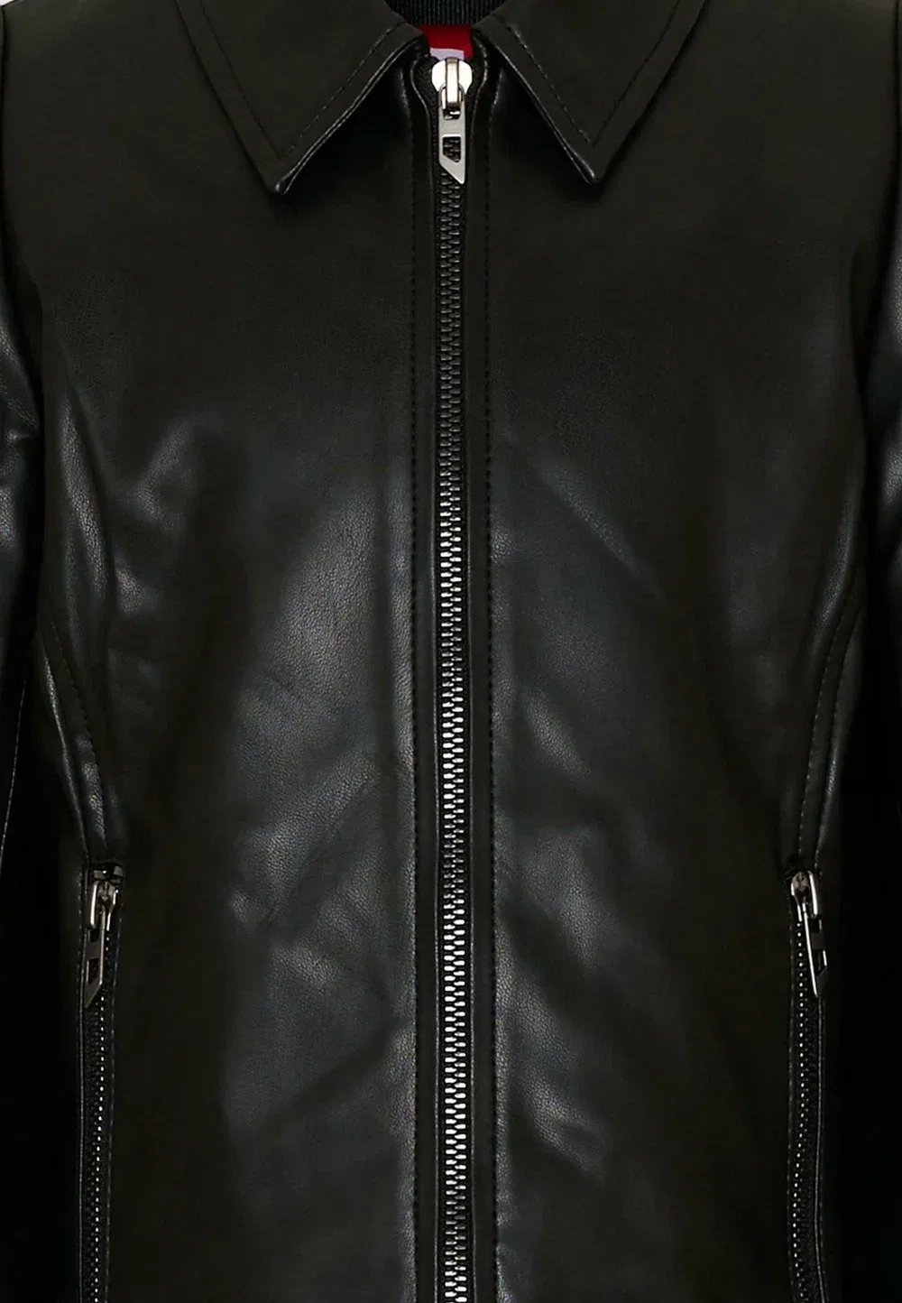 Giubbotto - куртка из искусственной кожи Diesel, Black — фото 3