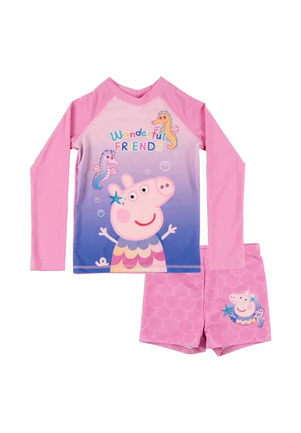 Купальный костюм из полиэстера Peppa Pig розовый