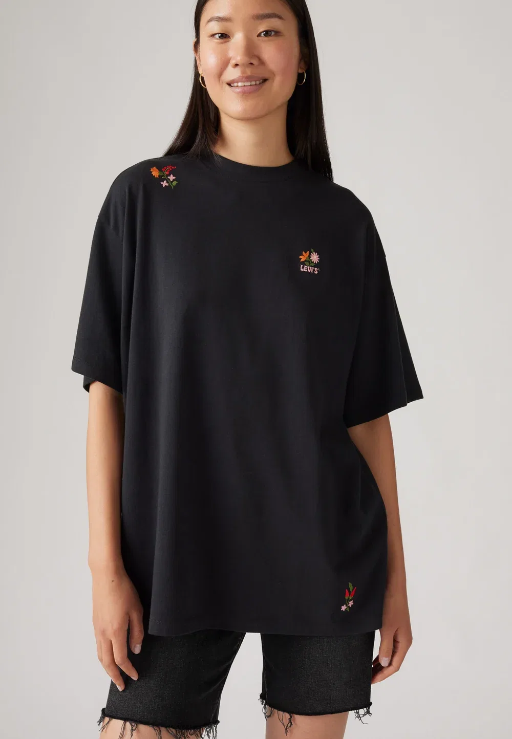 Футболка с короткими рукавами - футболка с принтом Levi'S, Anthracite — фото 3