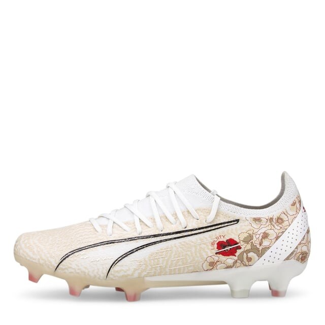 Женские бутсы X Freedom Ultra FG/AG бежевого цвета Puma, белый — фото 2