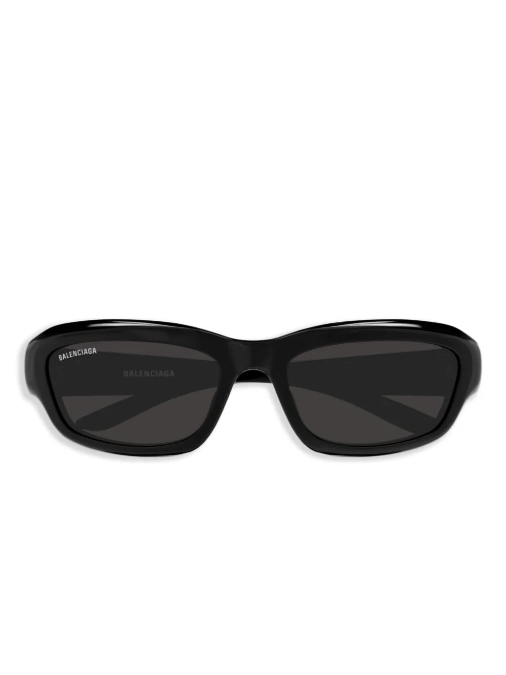 

Солнцезащитные очки в массивной оправе Balenciaga Eyewear, черный