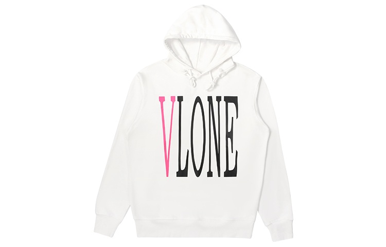 

Толстовка с капюшоном Staple VLONE, белый/розовый