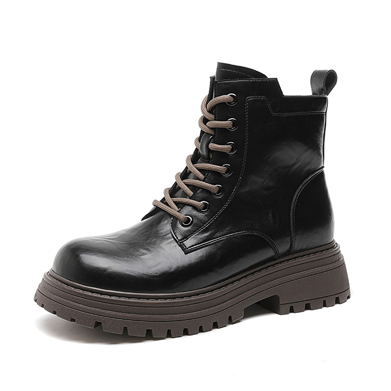 Короткие ботинки Martin 4,5 см женские Devanro, Black