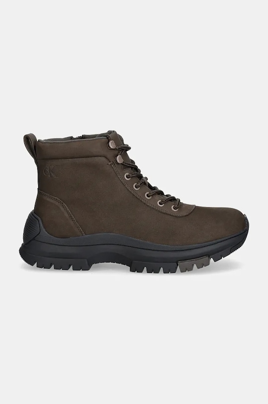 Кожаные трейловые кроссовки HYBRID WP BOOT LACEUP REBELLIOUS Calvin Klein Jeans, коричневый — фото 2