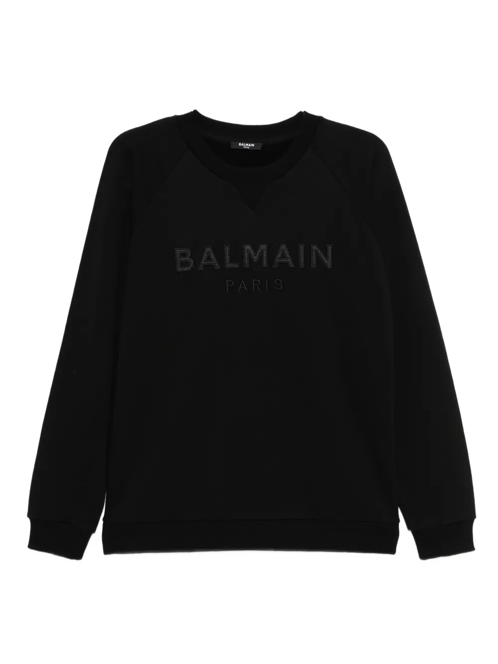 

Толстовка с вышитым логотипом BALMAIN, черный