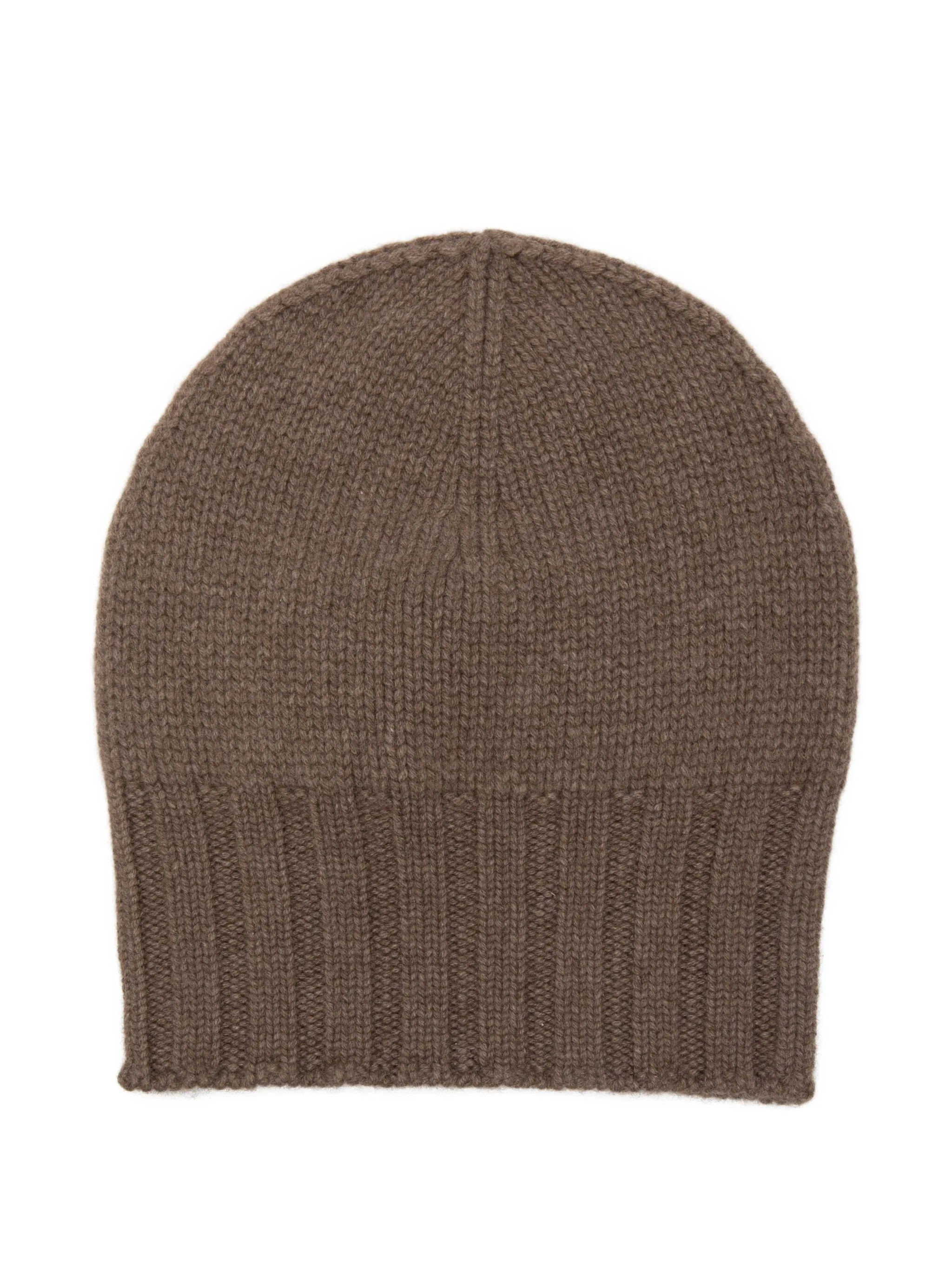 

Шапка бини в рубчик Beyou, коричневый