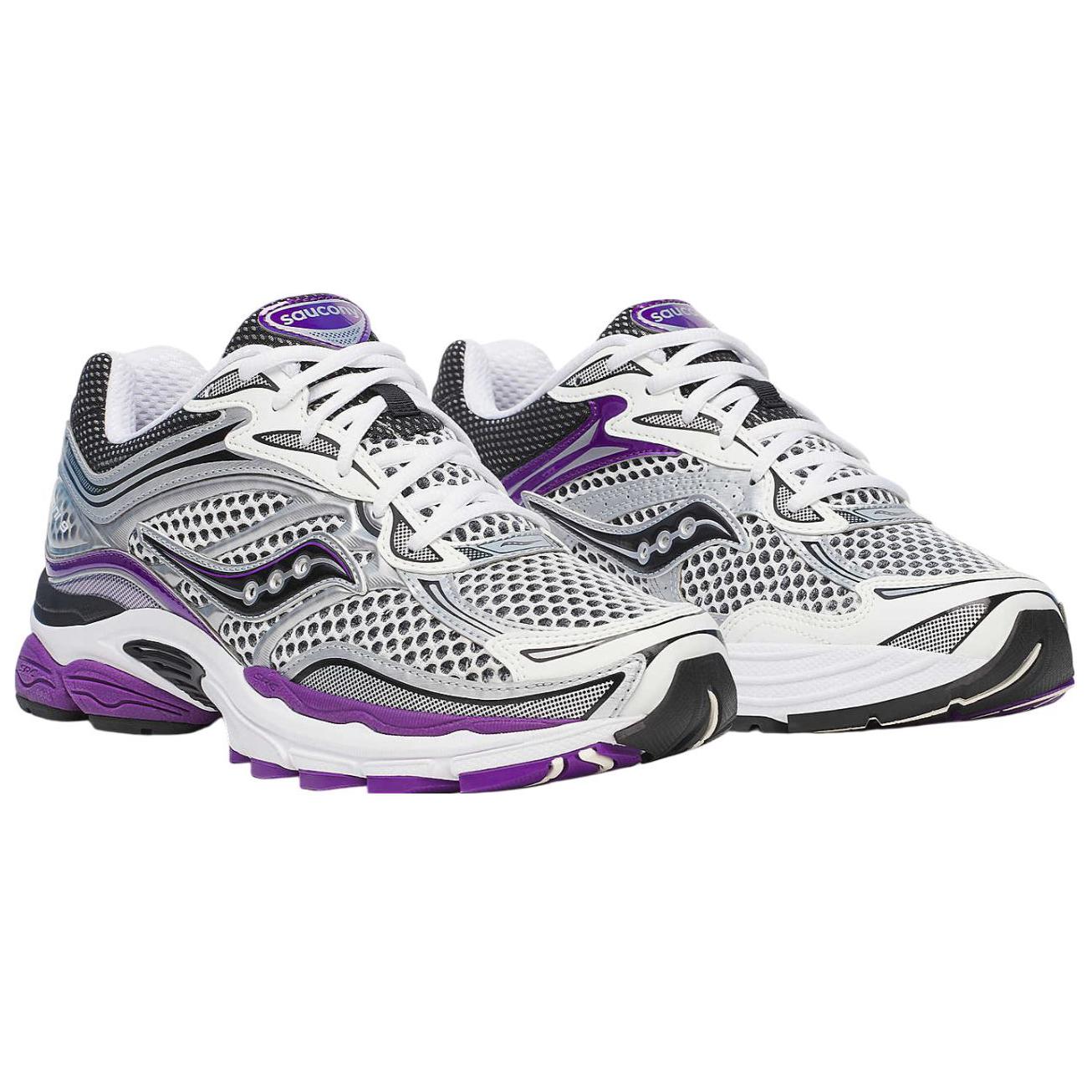 ProGrid Omni 9 Белый Черный Серебристый Фиолетовый Saucony, серебряный/фиолетовый — фото 4