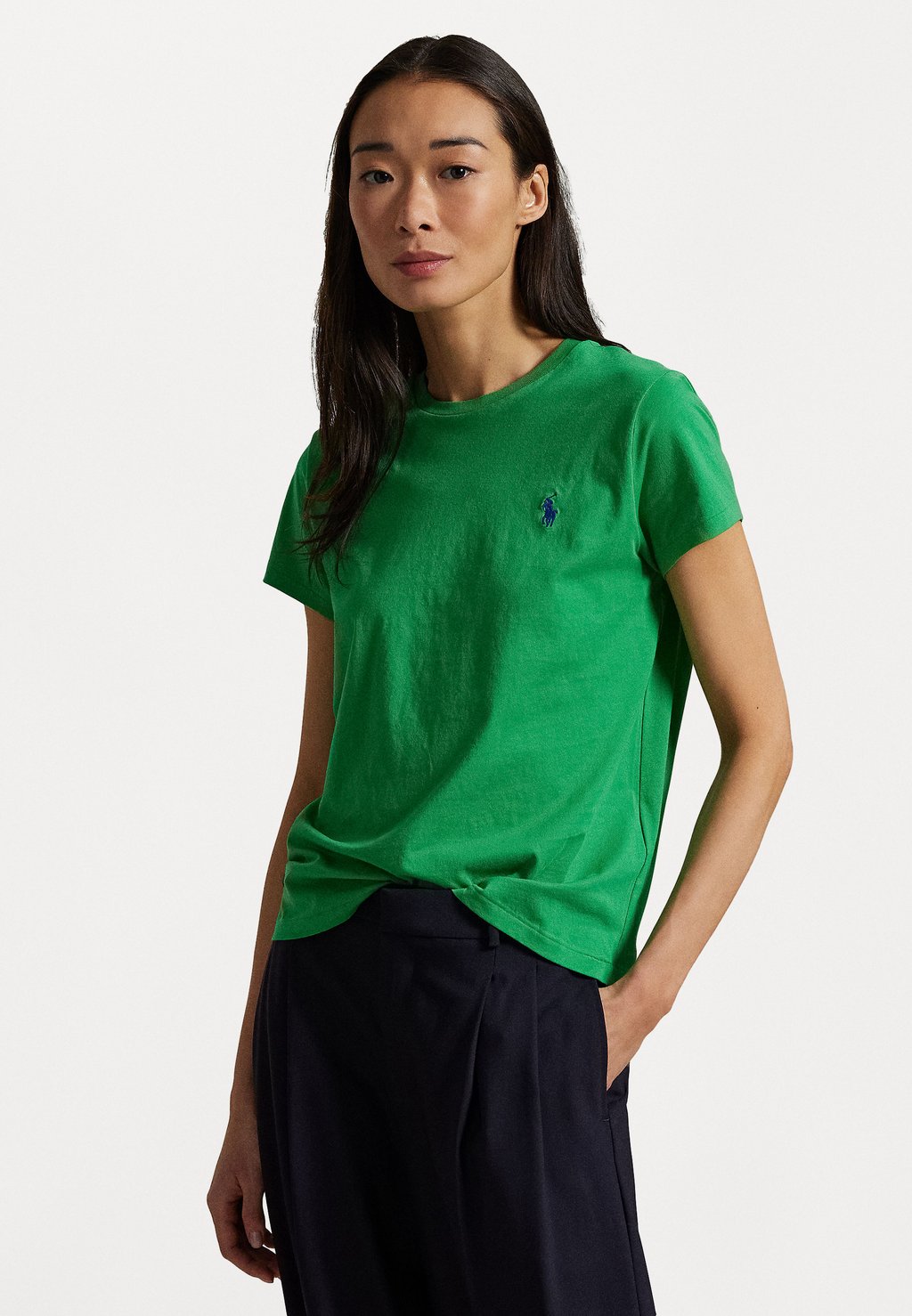 

Базовая футболка COTTON JERSEY CREWNECK TEE Polo Ralph Lauren, зеленый
