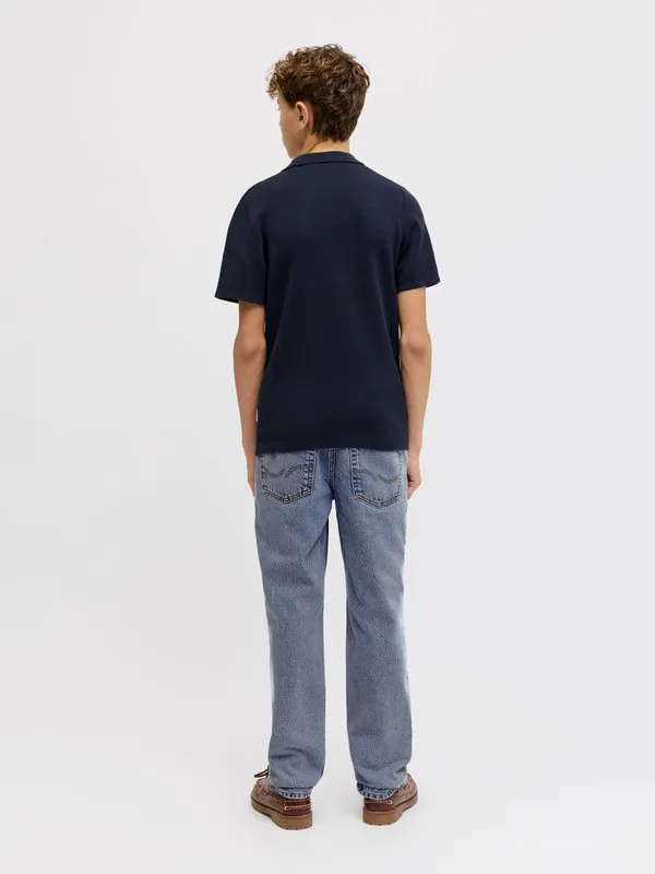Джинсы clark original noos junior свободного кроя Jack & Jones Junior, Blue Denim — фото 3