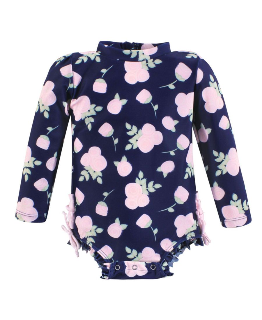 

Детский купальник-рашгард с цветочным принтом Hudson Baby, Navy floral