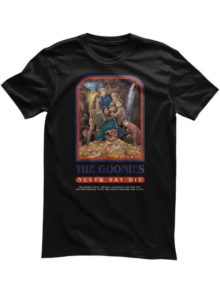 

Футболка "The Goonies Poster T-Shirt" черного цвета, Черный, Футболка "The Goonies Poster T-Shirt" черного цвета