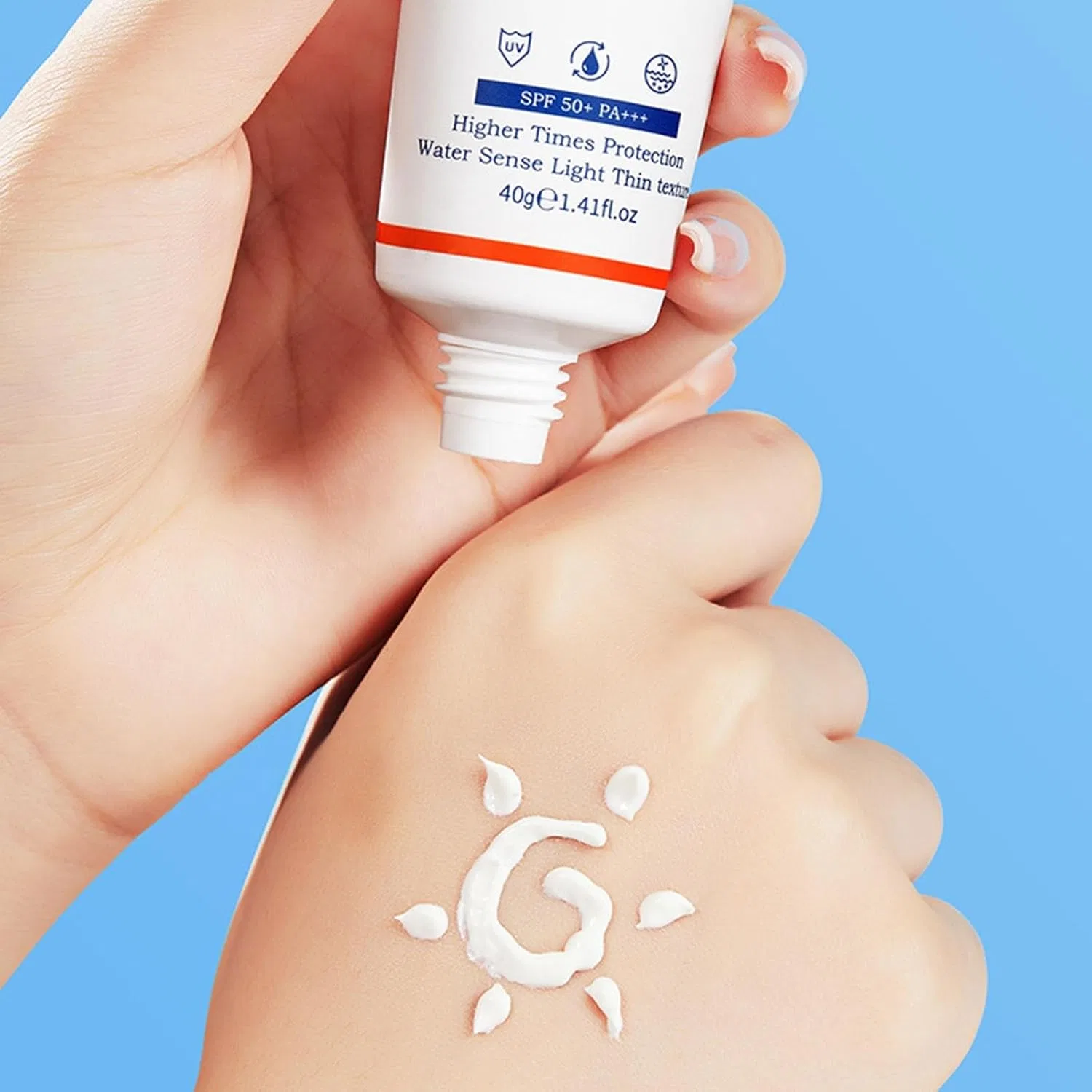 Солнцезащитный стик для лица и тела SPF50+ PA++++ 40g желтый — фото 3