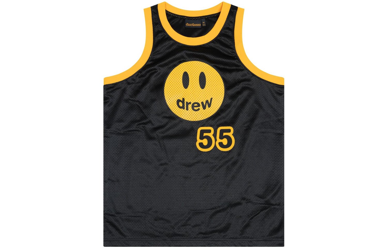 

Баскетбольная майка Smiley Collection унисекс, черная Drew House, черный