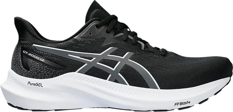 

Кроссовки GT 2000 12 Extra Wide 'Black Carrier Grey', черный