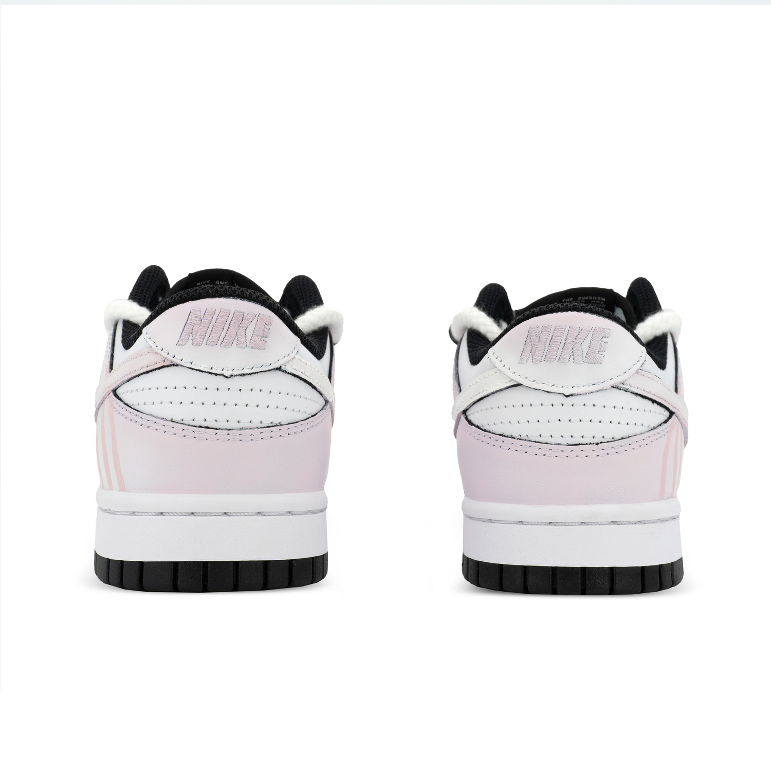 Кроссовки для скейтбординга Dunk Orangutan Mischief XJDD Cherry Blossom Mousse низкие унисекс Nike, белый/розовый — фото 4