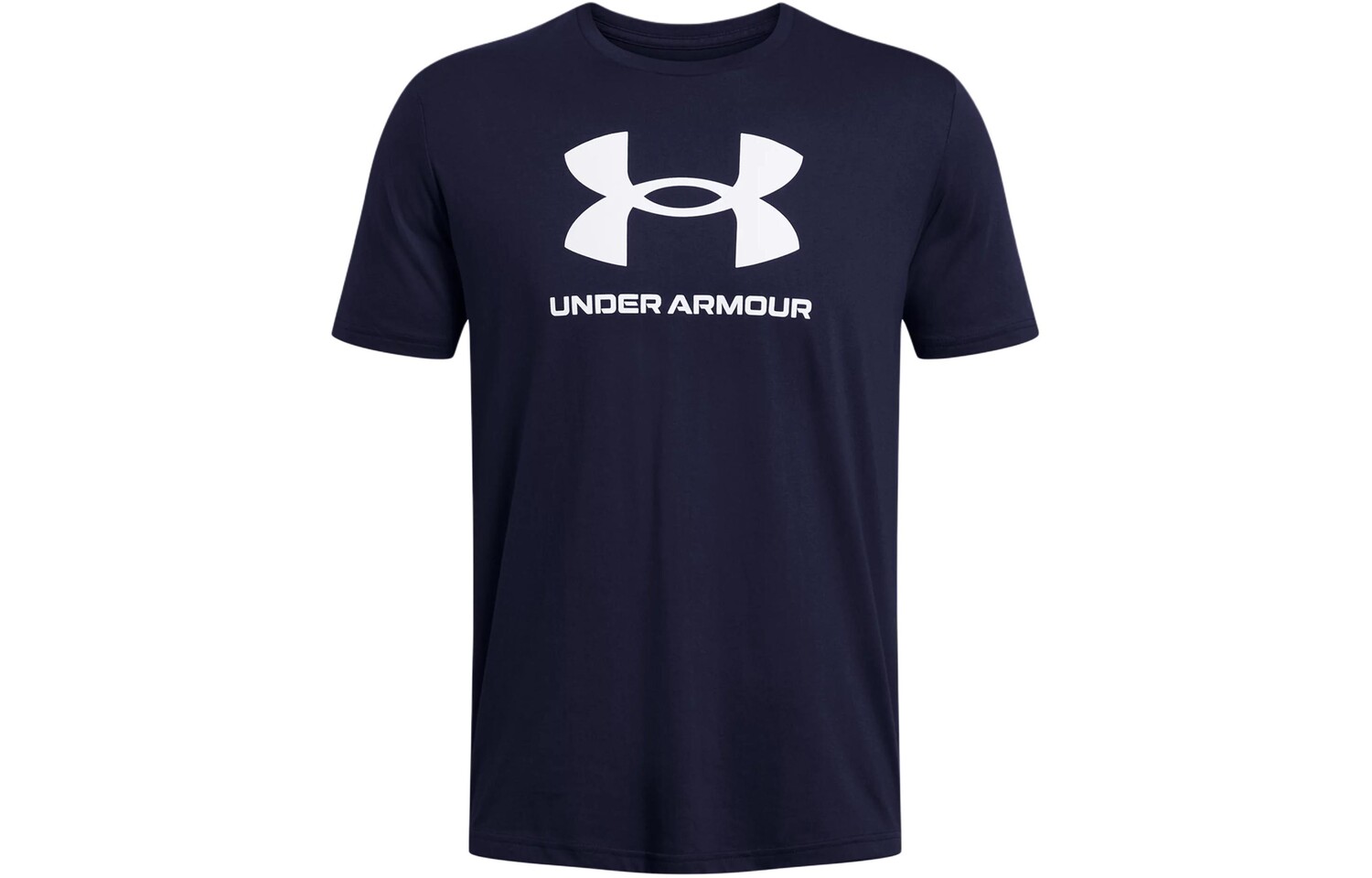 

Футболка мужская спортивная темно-синяя Under Armour, темно-синий