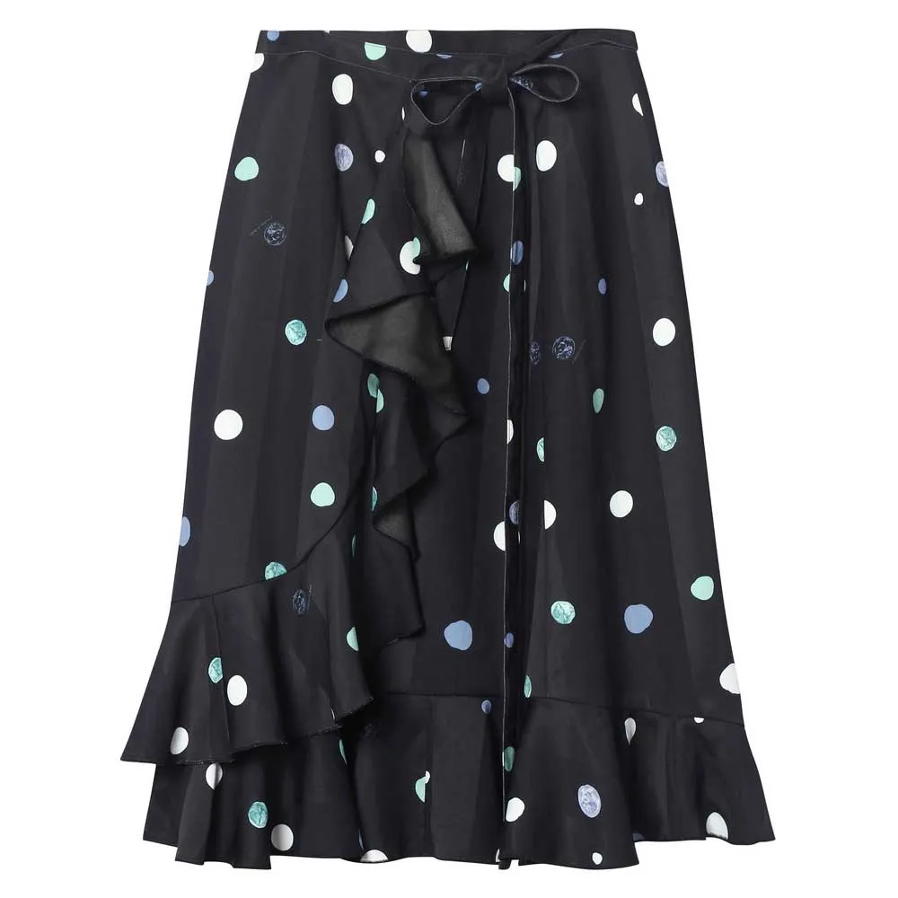 

Юбка Lily Polka Dot Pleated skirt, черный