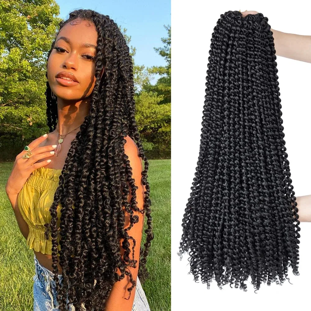 Искусственные волосы для плетения Passion Twist от YDDM Yddm, 1B#