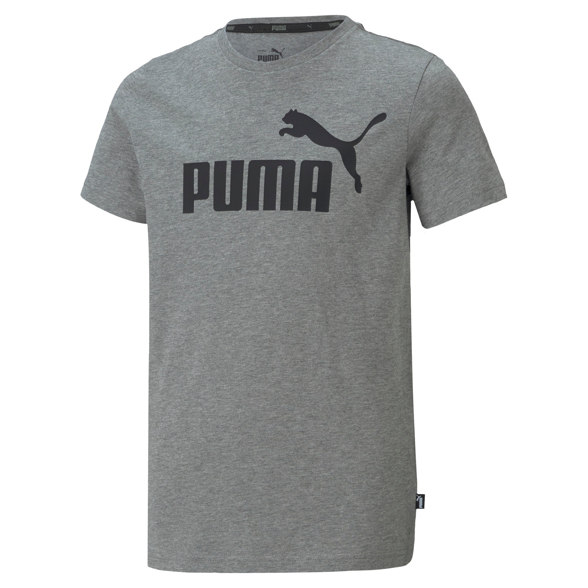 

Футболка с логотипом PUMA Big Kids' Essentials, цвет medium gray heather