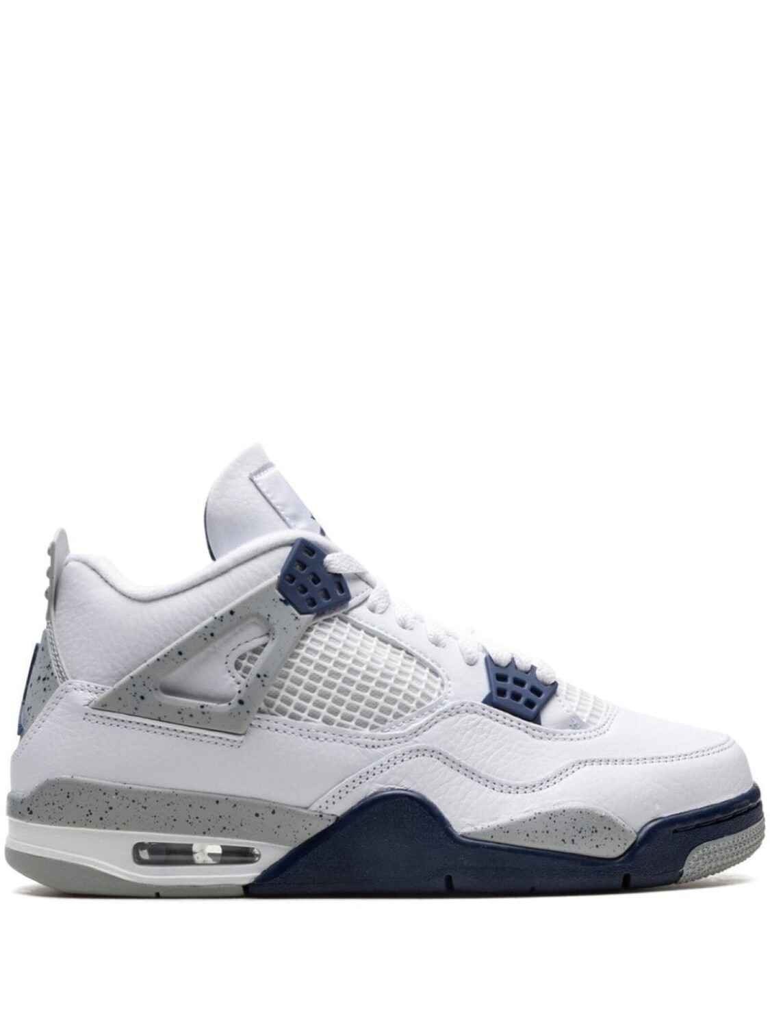 

Кроссовки Air 4 Midnight Navy Jordan, белый
