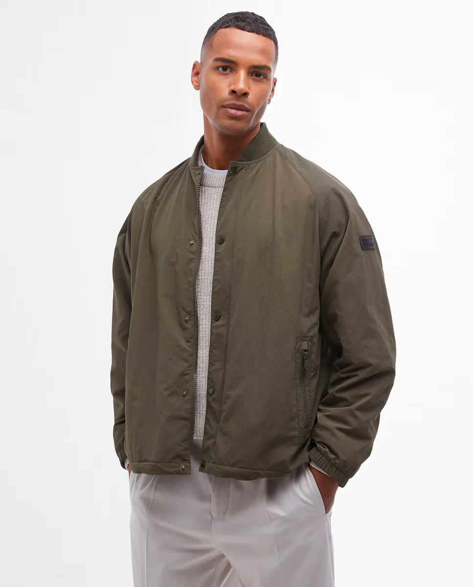 

Мужская водонепроницаемая куртка на молнии Barbour International, зеленый
