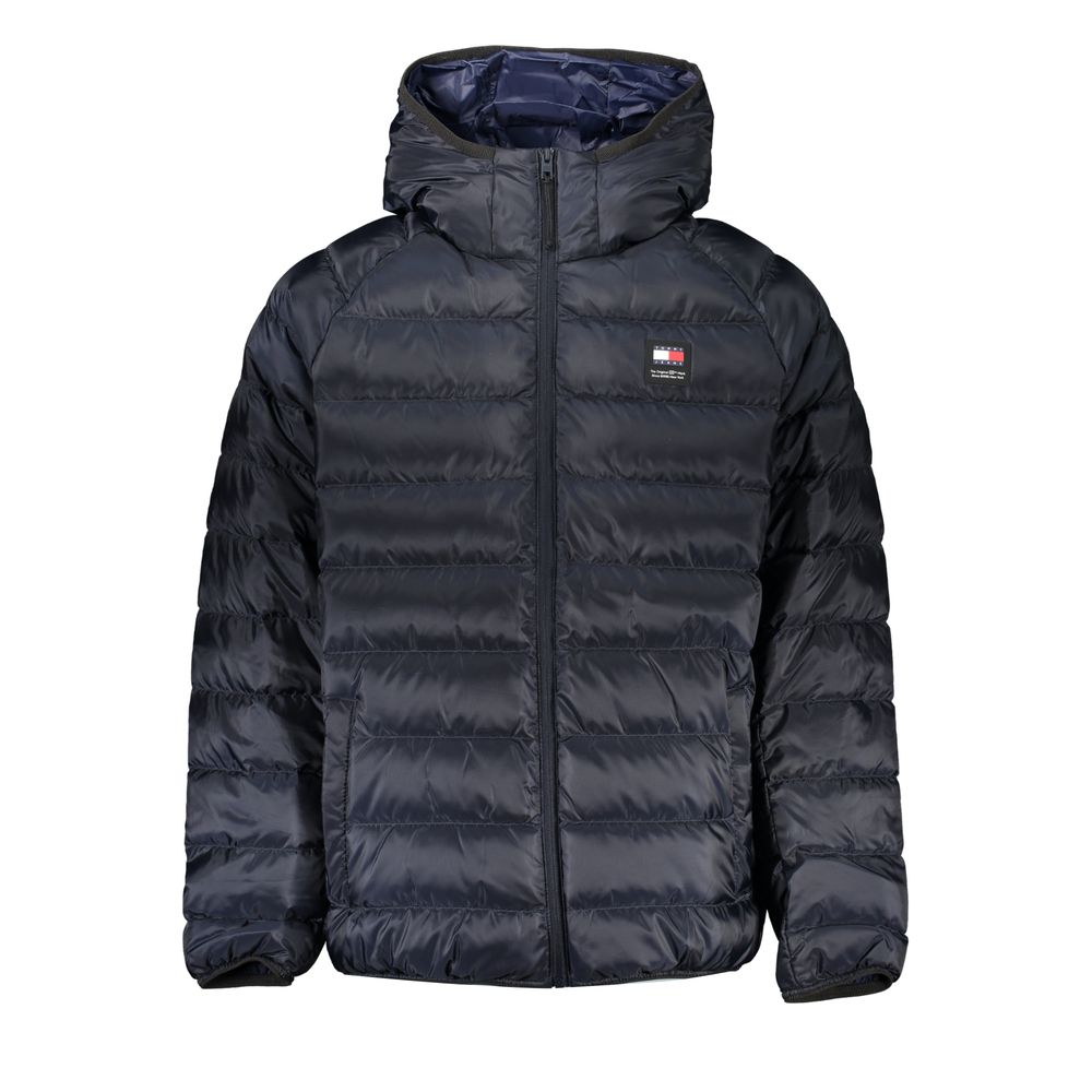 

Шикарная куртка с капюшоном из переработанного полиэстера Tommy Hilfiger, синий