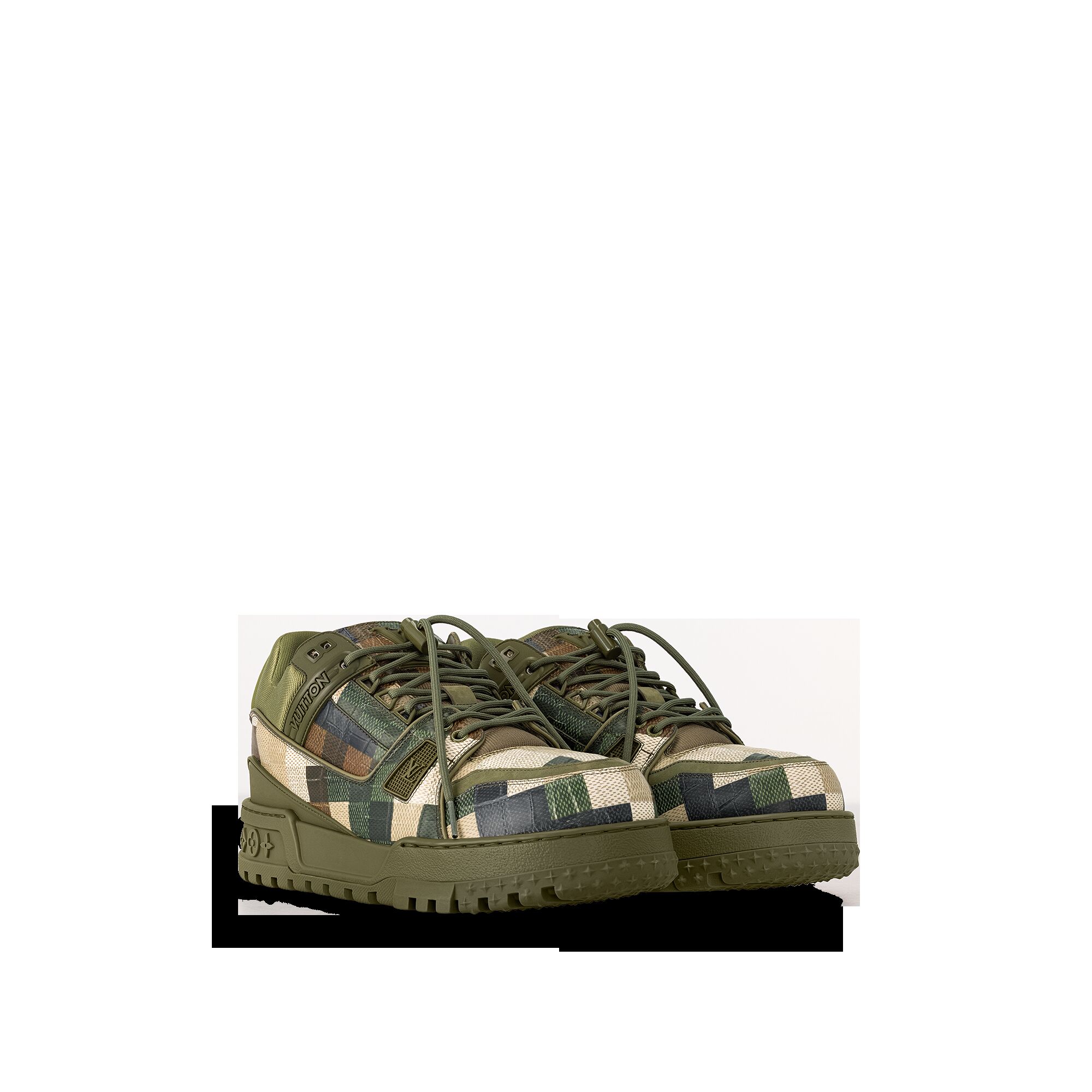 

Кроссовки LV Trainer Maxi Louis Vuitton, зеленый