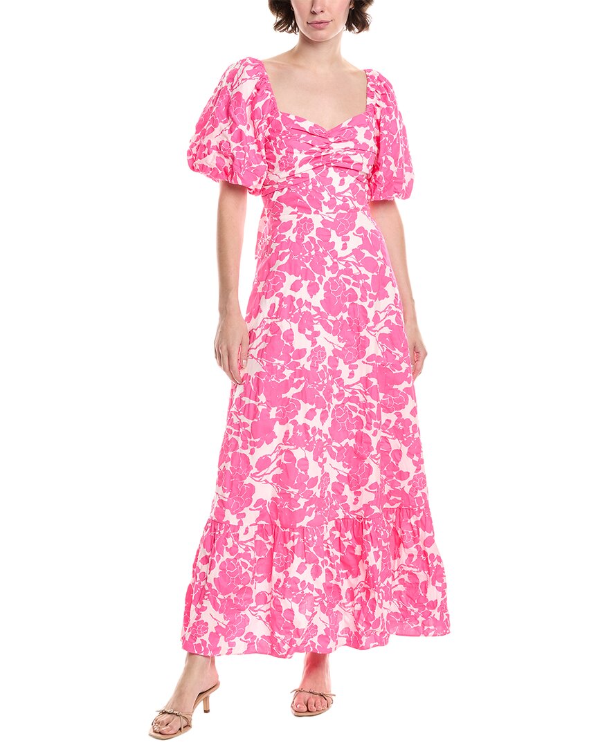 

Бесконечная роза платье макси с цветочным принтом Endless rose, розовый