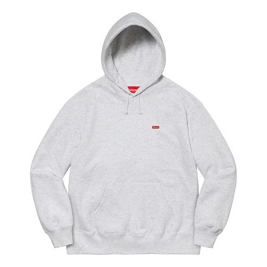 

Толстовка small box hooded sweatshirt 'grey red' Supreme, серый