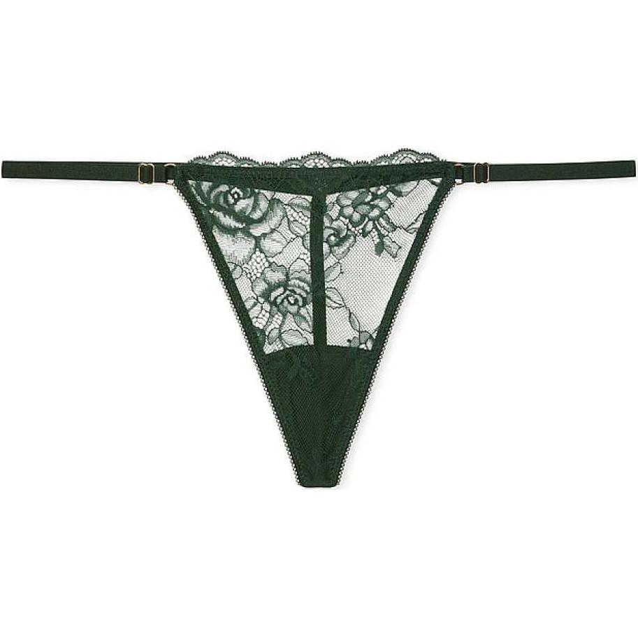 

Victoria's Secret Очень сексуальные стринги для женщин, 1 шт, велюр, green