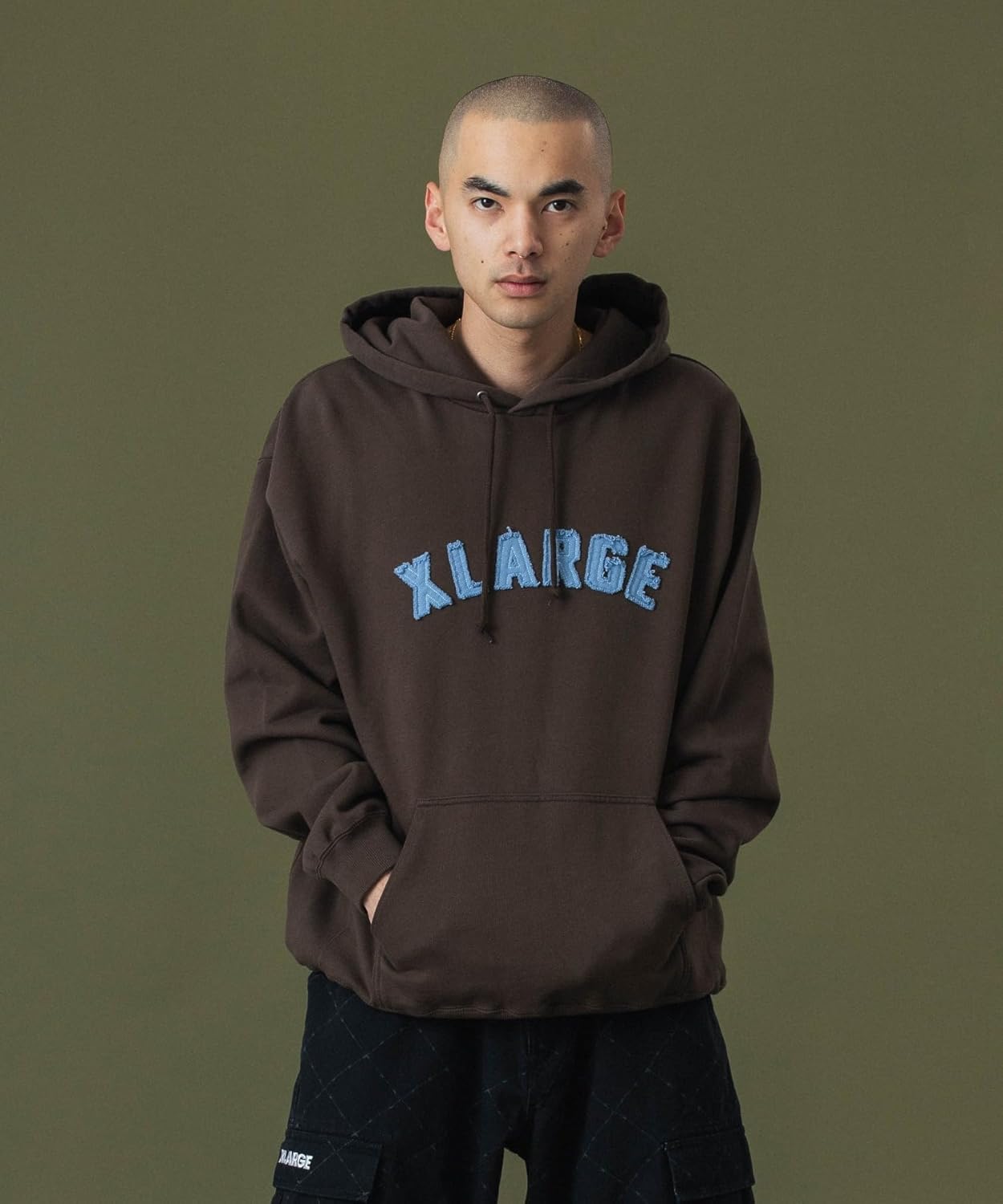 

Толстовка с капюшоном размера XLARGE с логотипом ARCH, пуловер с капюшоном для мужчин, коричневый