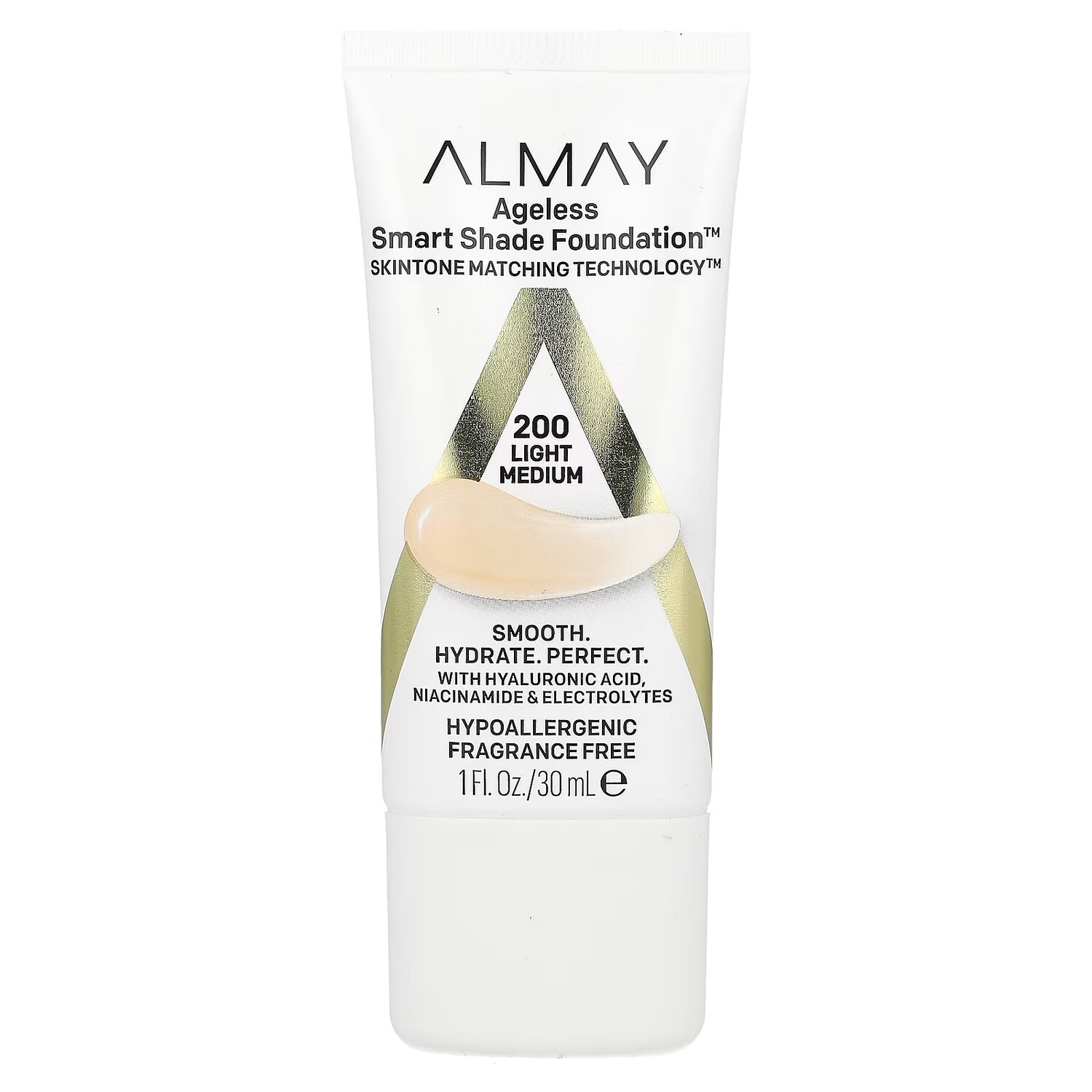 

Тональная основа Almay Ageless Smart Shade Foundation 200 Light Medium