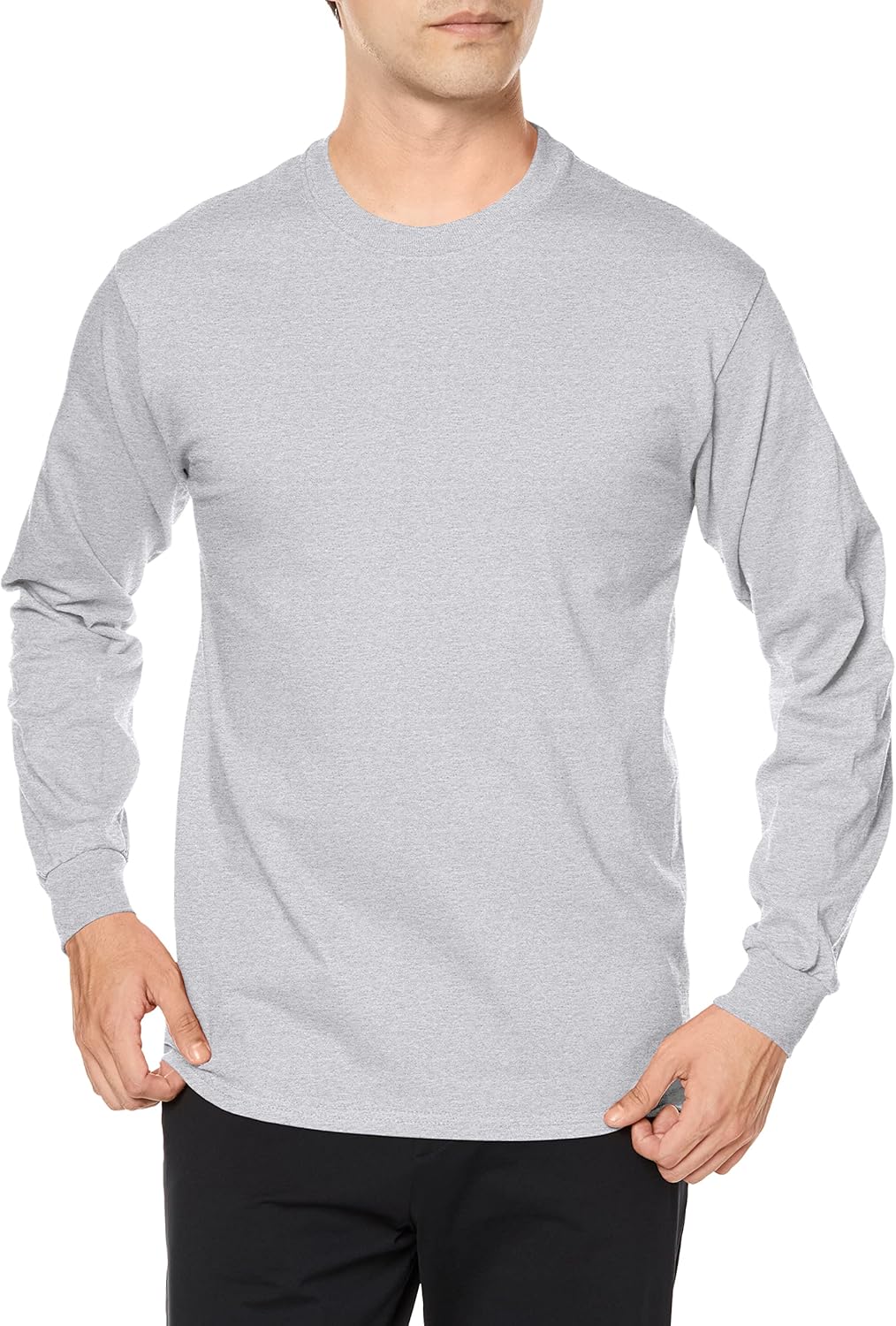 

Футболка с длинным рукавом из ультрахлопка плотностью 6,0 унций, 2400 Gildan, серый