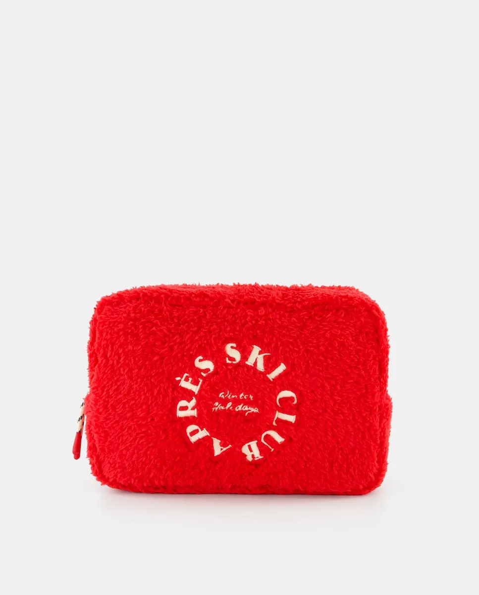 

Женская косметичка с рождественским узором Énfasis, красный