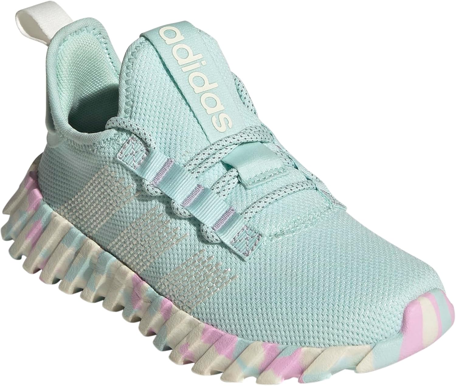Детские кроссовки Adidas Kaptir Flow (унисекс), белый/мятный — фото 2