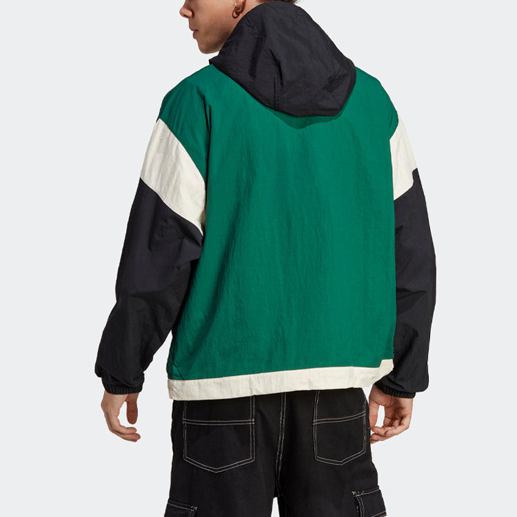 Ветровка adidas originals Adventure Premium Windbreaker 'Dark Green Black' IC5640, зеленый — фото 3
