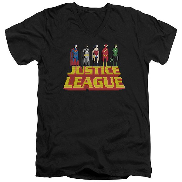 

Футболка с коротким рукавом Justice League of America Licensed Character
