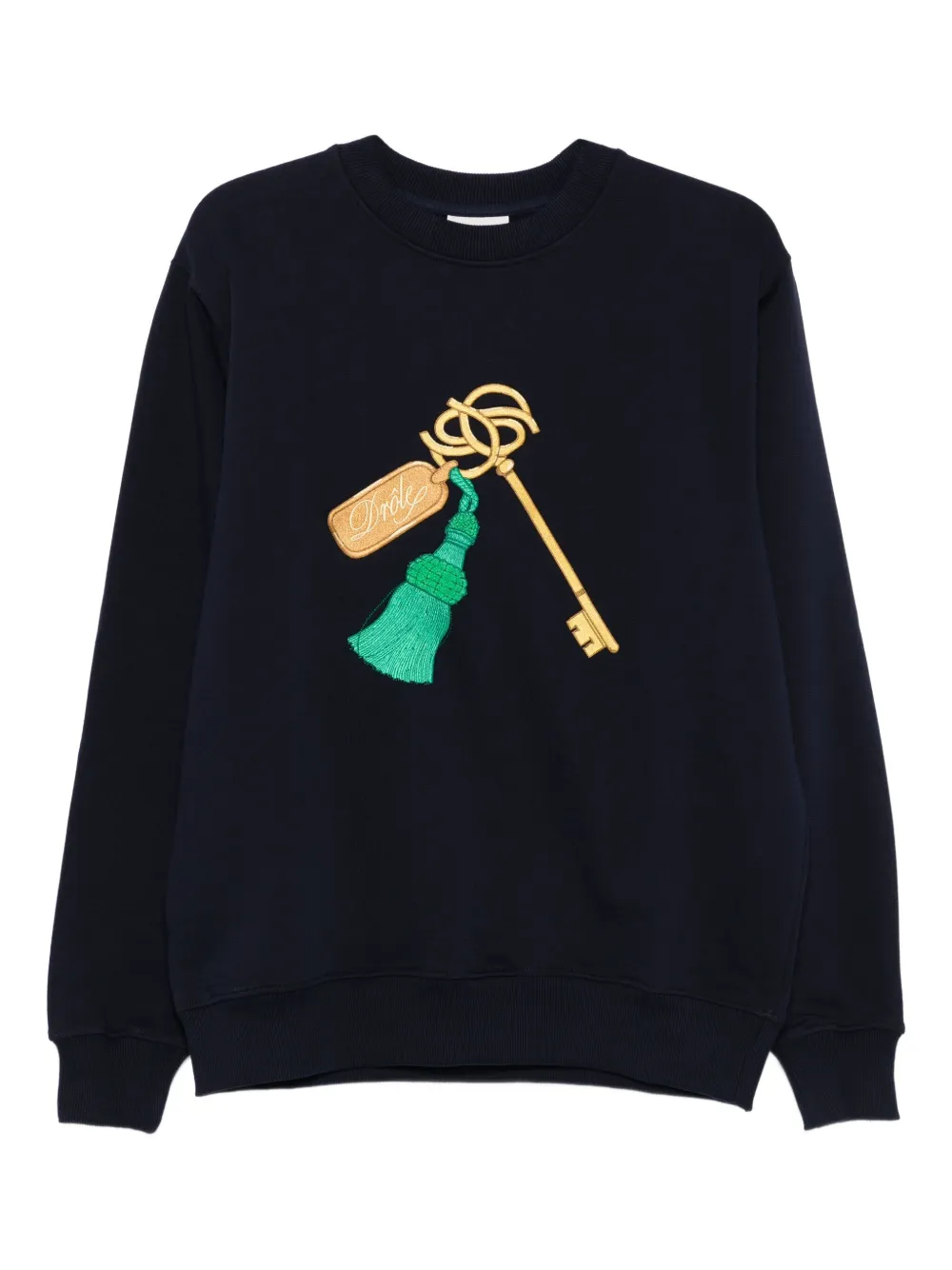 

Толстовка с вышивкой Drôle De Monsieur, синий