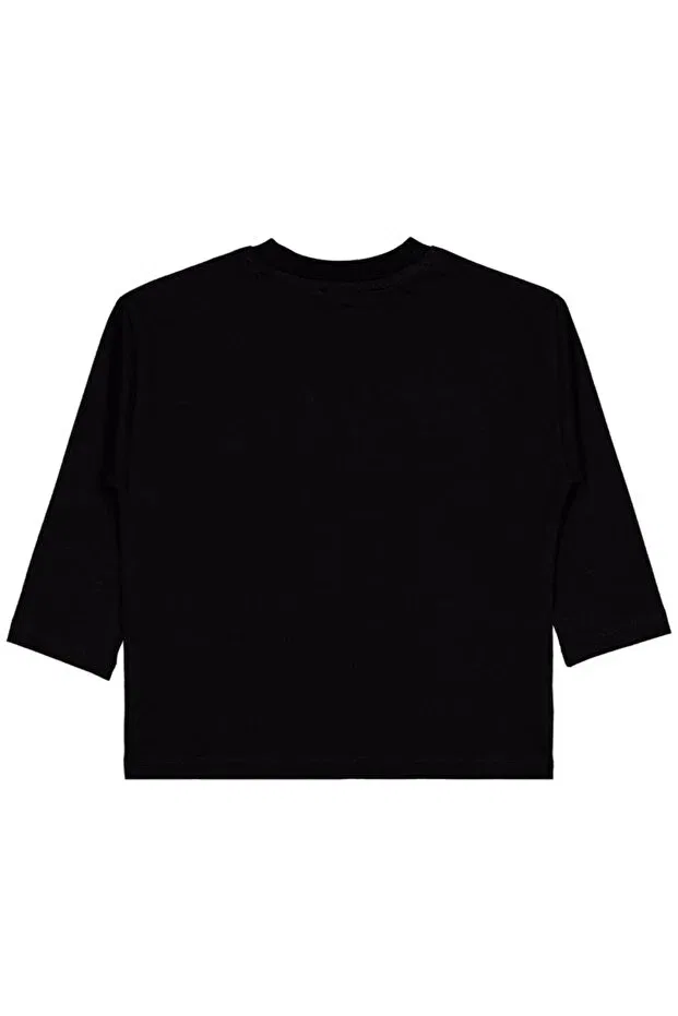 Детские свитшот для мальчиков с принтом Skate gofre printed Civil Boys, Черный — фото 2