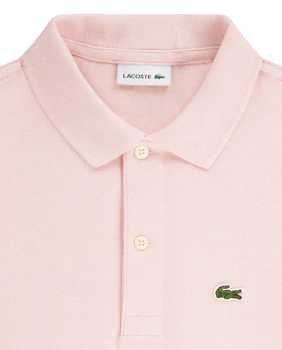 Детский поло для мальчиков хлопковый Lacoste, Rosa — фото 3