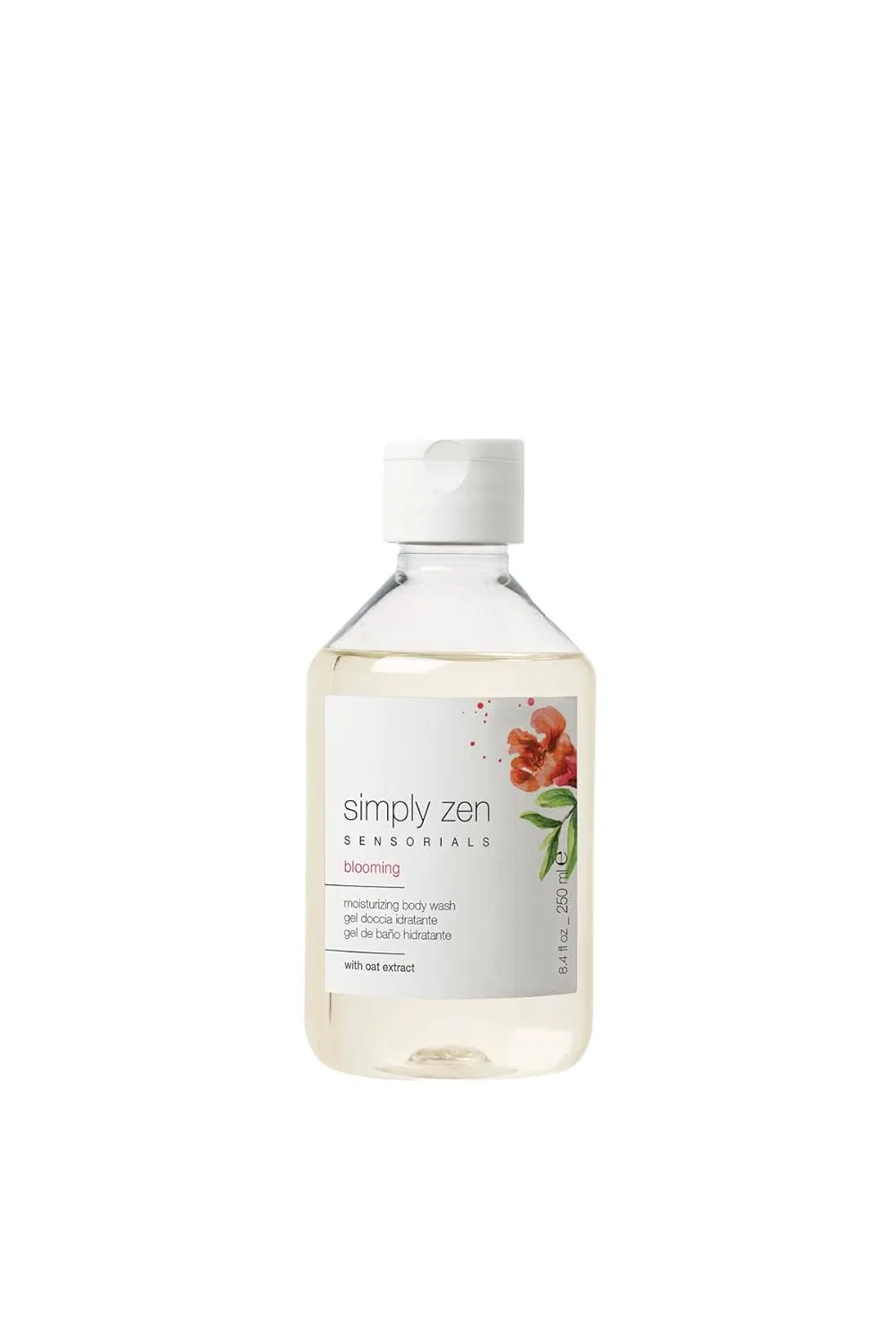 Гель для душа Simply Zen Sensorials Blooming Body Wash, 250 мл, Прозрачный