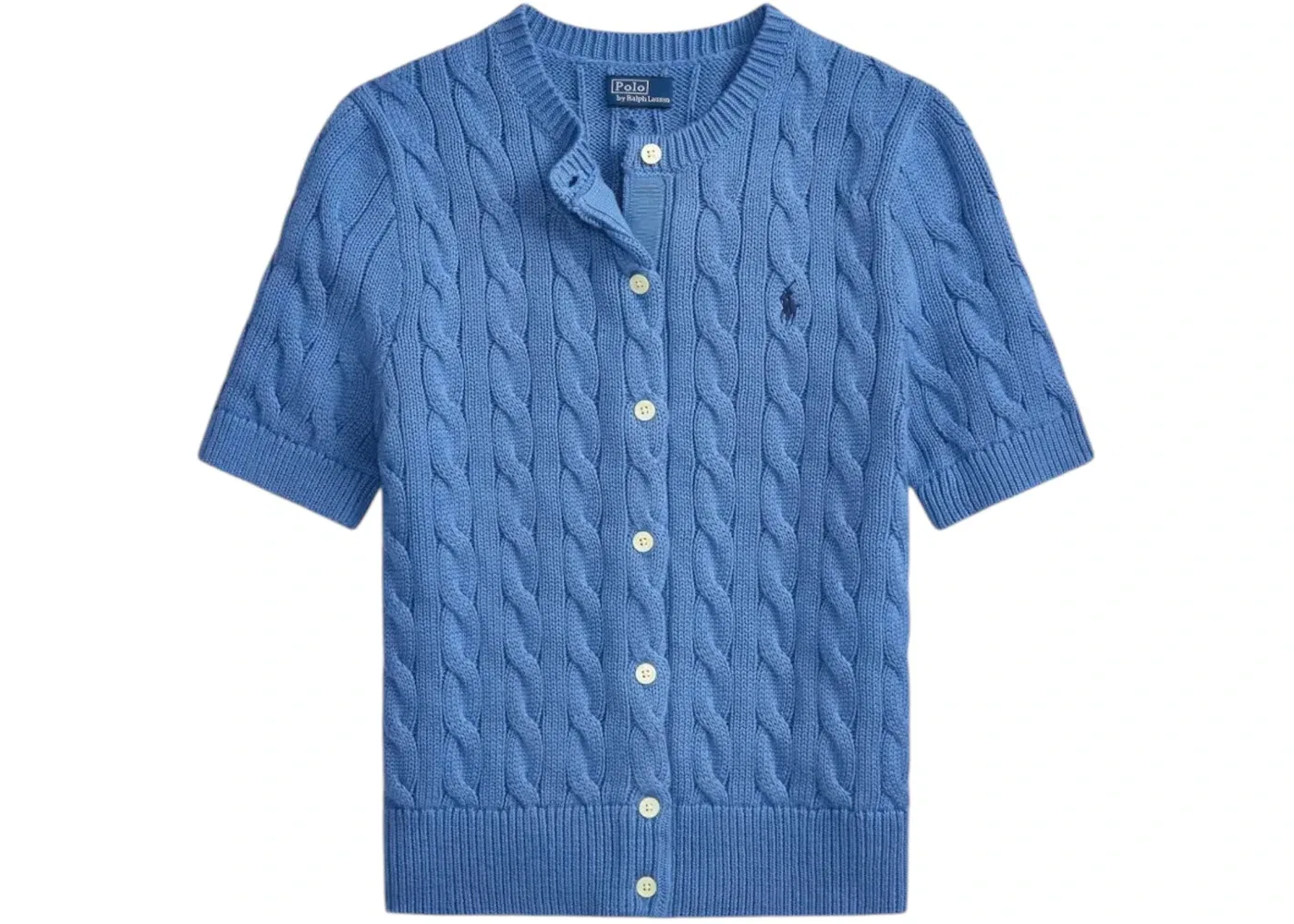 Женский кардиган-свитер с длинным рукавом Polo Ralph Lauren, Nimes Blue