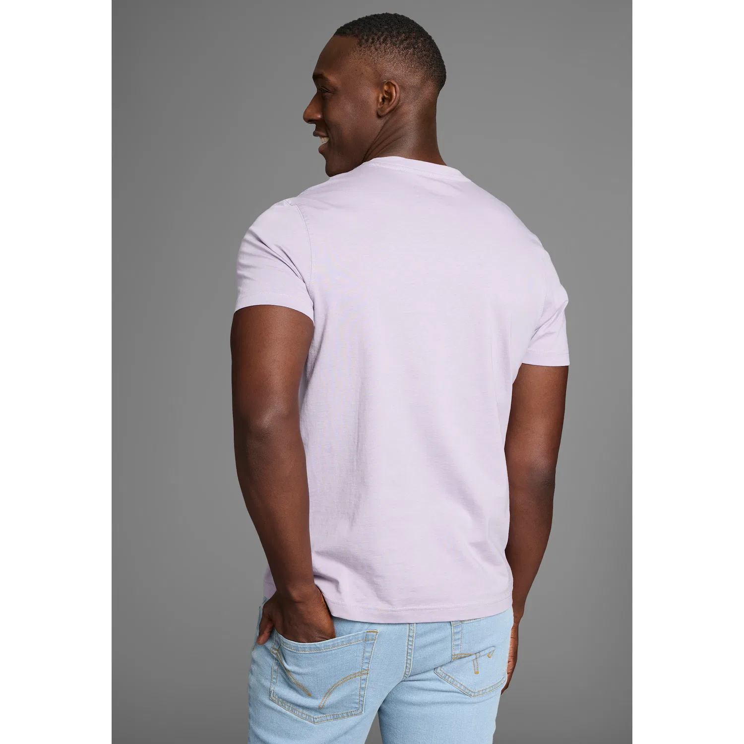 Детская футболка с круглым вырезом Regular Fit DELMAO, Purple — фото 2