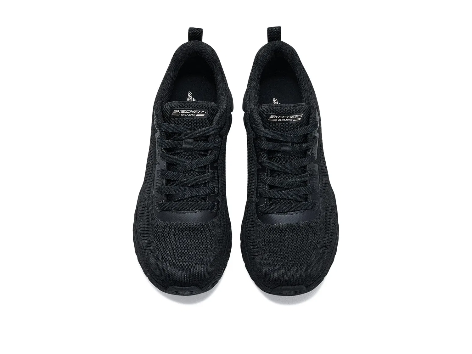 Детские кроссовки для девочек Skechers Bobs B Lite, Black Knit — фото 2