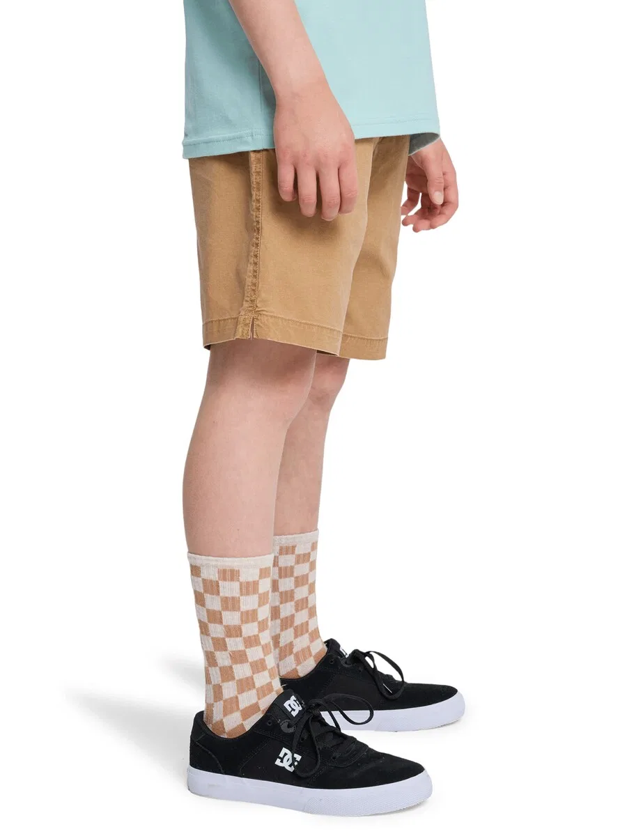 Шорты QUIKSILVER Regular Pants 'Taxer Youth 15' коричневого цвета — фото 3